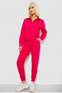 Спортивный костюм женский однотонный, цвет розовый, 244R1069AG - фото № 2