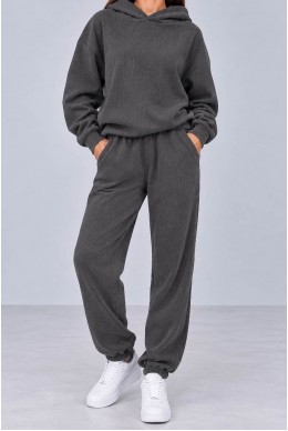 Костюм женский трикотажный, цвет серый, 244R9137