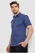 Сорочка чоловіча з принтом  -уцінка, колір джинс, 214R7018-U-1 оптом - фото № 2