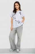 Футболка женская с принтом, цвет белый, 244R3011 - фото № 1