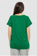 Футболка жіноча з принтом, колір зелений, 244R3011 оптом - фото № 3