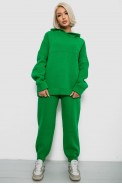 Спортивный костюм женский на флисе, цвет зеленый, 247R2022-5 - фото № 0