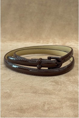 Ремінь жіночий, колір коричневий, 196RL1010W18-1