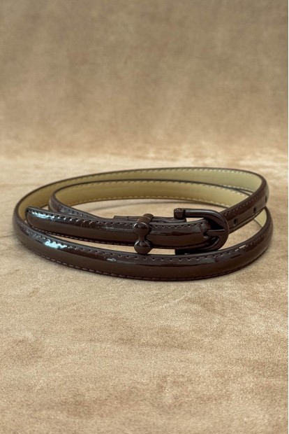 Ремінь жіночий, колір коричневий, 196RL1010W18-1