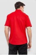 Мужская рубашка с принтом, цвет красный, 186R7027 - фото № 3