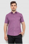 Сорочка чоловіча з принтом  -уцінка, колір бузковий, 214R7329-U - фото № 0