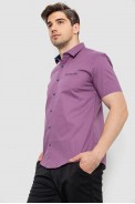 Сорочка чоловіча з принтом  -уцінка, колір бузковий, 214R7329-U - фото № 2