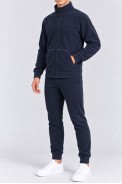 Спортивный костюм мужской на флисе, цвет темно-синий, 257R661 - фото № 1