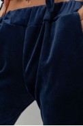 Спорт костюм жіночий велюровий, колір темно-синій, 177R022 - фото № 4