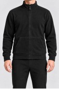 Спортивный костюм мужской на флисе, цвет черный, 257R661 - фото № 3