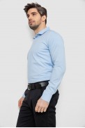 Рубашка мужская однотонная, цвет голубой, 186R2100 - фото № 2