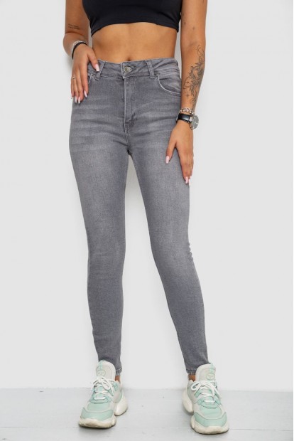 Джинсы женские  -уценка, цвет светло-серый, 244R816-22-U