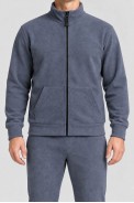 Спортивный костюм мужской на флисе, цвет серый, 257R661 - фото № 3