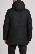 Куртка мужская зимняя однотонная, цвет черный, 244RL-8562 - фото № 3