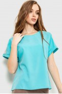 Блуза повседневная, цвет мятный, 230R101-2 - фото № 1