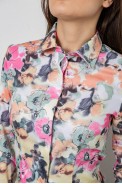 Рубашка c цветочным принтом, цвет разноцвет , 230R225 - фото № 4