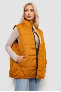 Жилет женский демисезонный, цвет коричневый, 257R95 - фото № 2