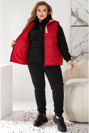 Жилет жіночий демісезонний, колір червоний, 257R95