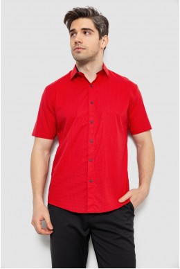 Рубашка мужская с принтом, цвет красный, 186R7338