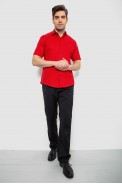 Рубашка мужская с принтом, цвет красный, 186R7338 - фото № 1