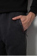 Спортивные штаны мужские на флисе, цвет серый, 244R41748 - фото № 4