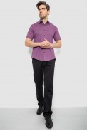 Рубашка мужская с принтом, цвет сиреневый, 186R7338 - фото № 1