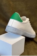 Кеды мужские, цвет бело-зеленый, 248RR225 - фото № 3