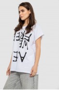 Футболка женская с принтом, цвет белый, 244R3003 - фото № 2