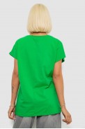 Футболка жіноча з принтом, колір зелений, 244R3003 - фото № 3
