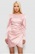 Платье женское однотонное нарядное, цвет розовый, 244R379 - фото № 0