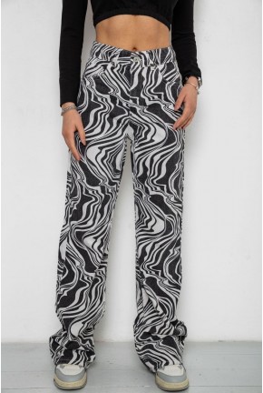 Джинси жіночі, колір чорно-білий, 250R1145