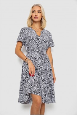 Платье софт с принтом, цвет белый, 230R0032-4