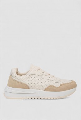 Кроссовки женские  -уценка, цвет бежевый, 248RG110-U