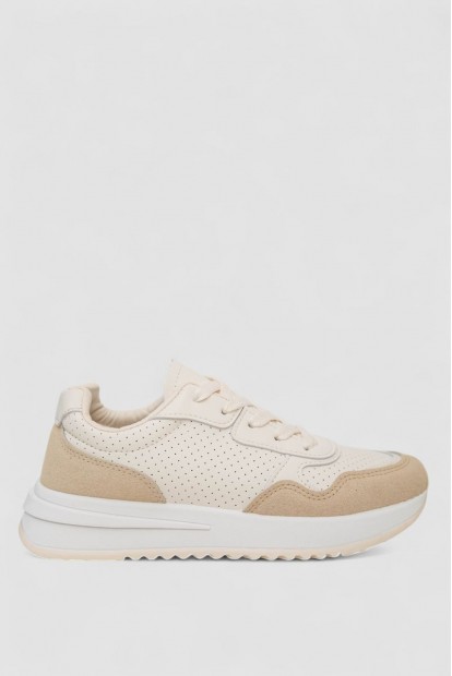 Кроссовки женские  -уценка, цвет бежевый, 248RG110-U