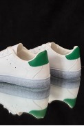 Кеди чоловічі, колір біло-зелений, 248RR224 оптом - фото № 3