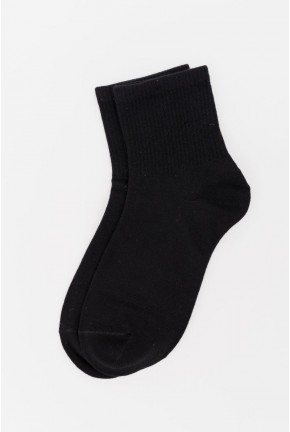 Носки женские однотонные, цвет черный, 151RBY-289
