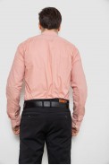 Рубашка мужская однотонная, цвет пудровый, 186R2072 - фото № 3