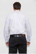 Рубашка мужская однотонная, цвет белый, 186R2072 - фото № 3