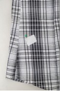 Сорочка жіноча в клітинку  -уцінка, колір біло-чорний, 230R065-U-22 - фото № 5