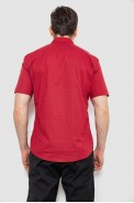 Рубашка мужская, цвет бордовый, 186R7004 - фото № 3