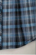 Рубашка женская в клетку  -уценка, цвет синий, 230R065-U-19 оптом - фото № 5