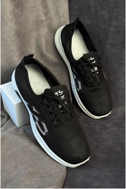 Кросівки чоловічі текстиль, колір чорний, 244R3003-1