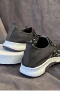 Кросівки чоловічі текстиль, колір сірий, 244R3003-1 оптом - фото № 3