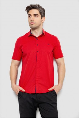 Мужская рубашка с принтом, цвет красный, 186R7142