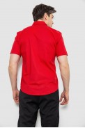 Мужская рубашка с принтом, цвет красный, 186R7142 - фото № 3