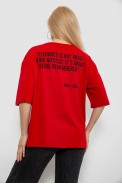 Футболка жіноча з принтом, колір червоний, 244R2016 - фото № 3