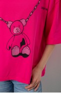 Футболка жіноча з принтом, колір рожевий, 244R2016 - фото № 4