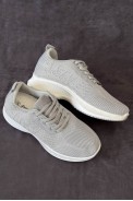 Кроссовки женские текстиль, цвет серый, 243RA33 оптом - фото № 2