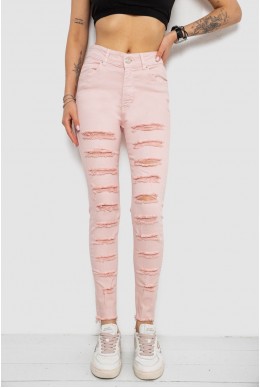 Джинси жіночі Slim Fit, колір пудровий, 182R1171