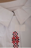 Блуза класична з вишивкою  -уцінка, колір білий, 230R03-2-U-2 - фото № 5